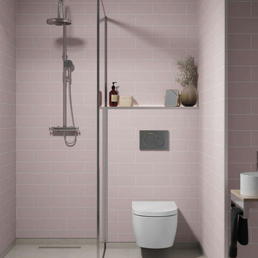 Fibo Urban Dusky Pink Metro Brick Wall Panel